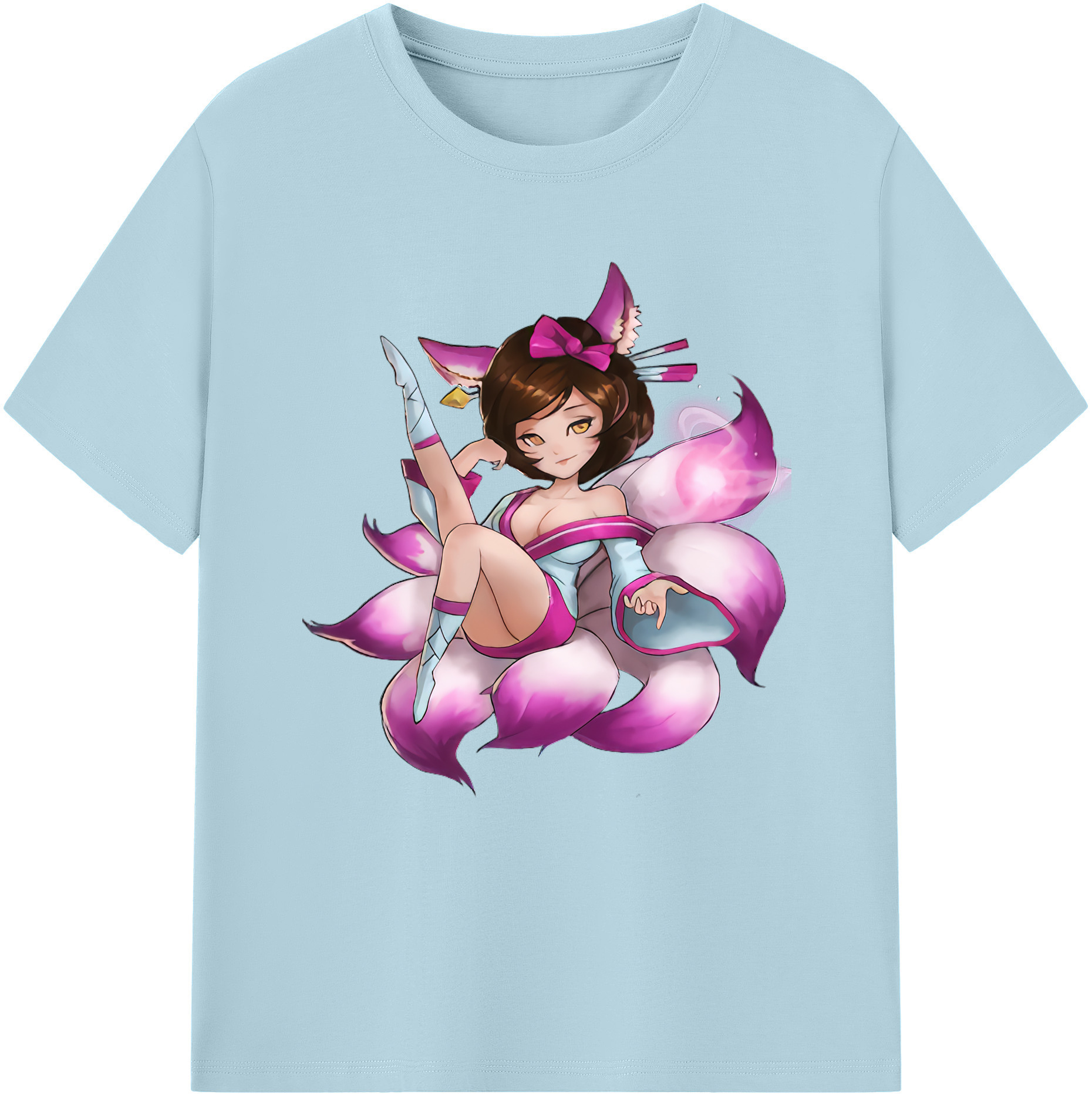 リーグ・オブ・レジェンド League of Legends LOL 綿100％半袖Tシャツ（フロントプリント）